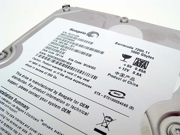 Firmware Seagate Barracuda 7200.11 difettoso